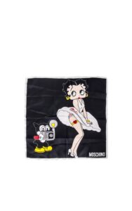 Apaszka Moschino Doll Black
