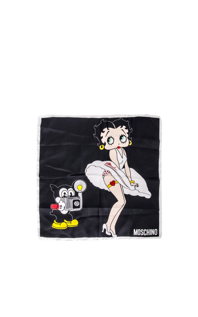 Apaszka Moschino Doll Black