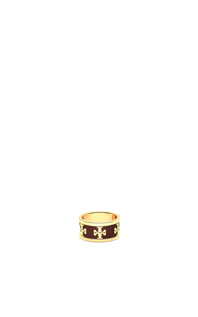 Pierścionek Tory Burch Logo Tuscan Wine