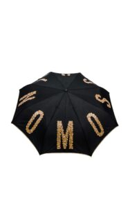 Parasol Moschino Open Close Black