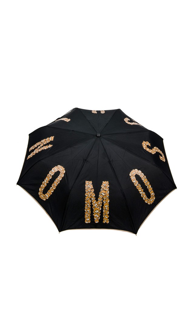 Parasol Moschino Open Close Black