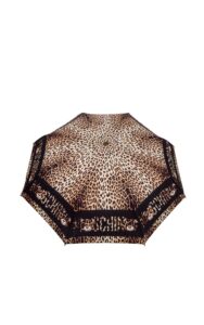Parasol Moschino Open Close Black Pantera