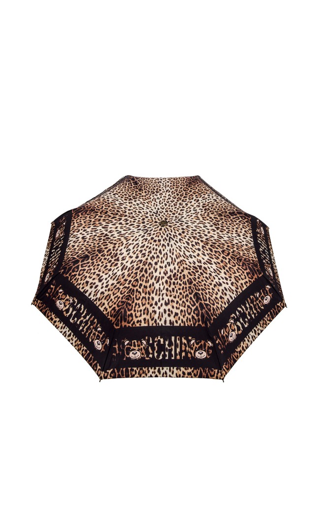 Parasol Moschino Open Close Black Pantera