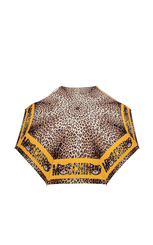 Parasol Moschino Open Close Yellow Pantera