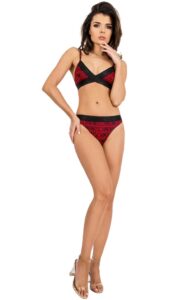 Biustonosz Logo Moschino Red