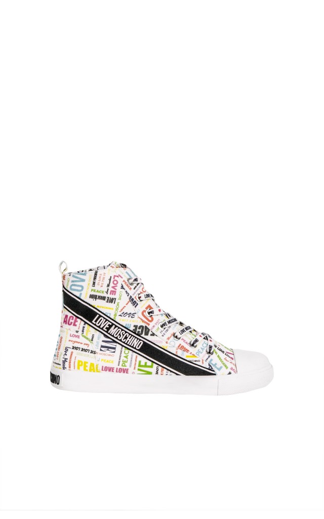 Trampki Love Moschino Color Bianco
