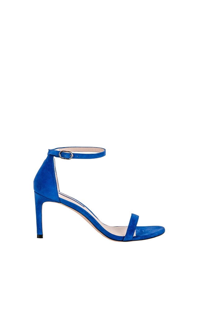 Sandałki Stuart Weitzman Royal Blue Suede