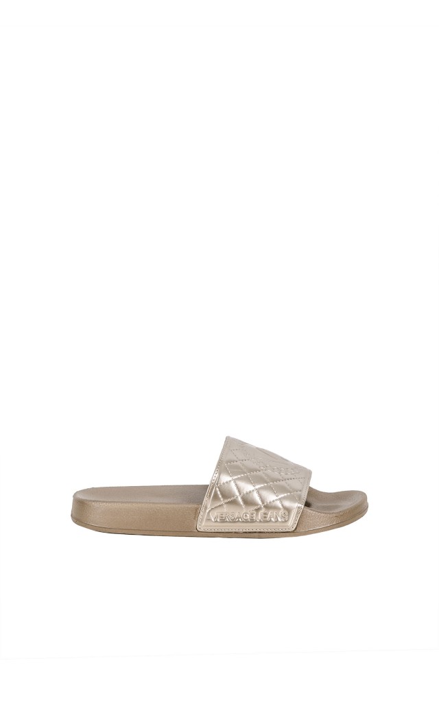 Klapki Versace Laminated Gold