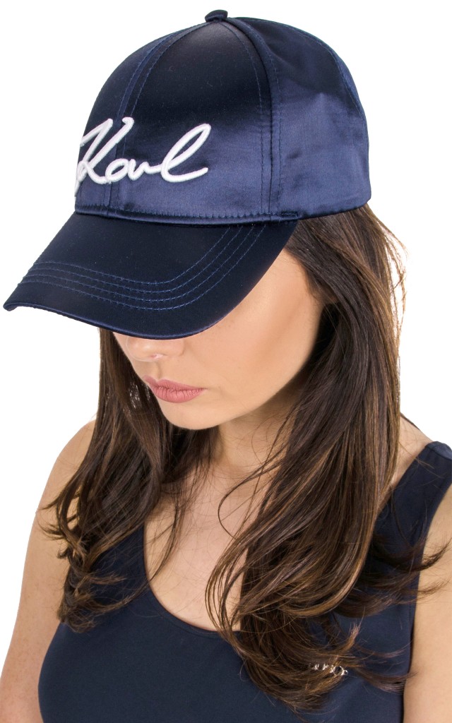 Czapka Baseball Karl Lagerfeld Sapphire