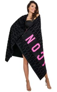 Ręcznik Plażowy  Dsquared2 Nero Pink
