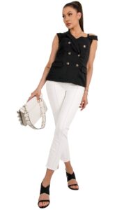Kamizelka Pinko Prisca Giacca Black