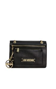 Torebka Moschino Pebble Grain Nero