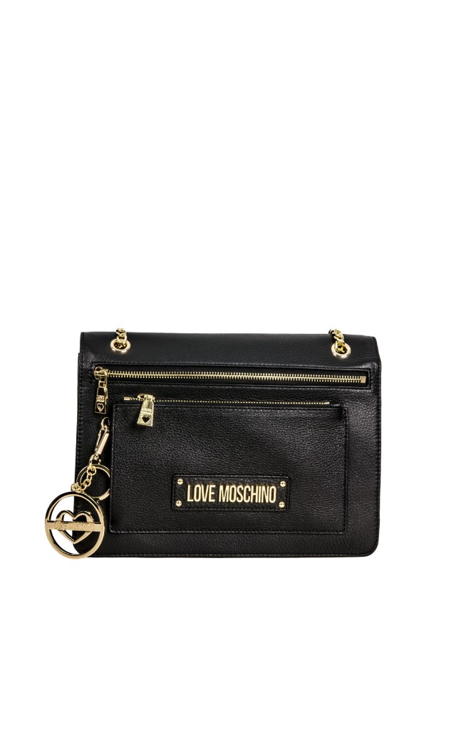 Torebka Moschino Pebble Grain Nero