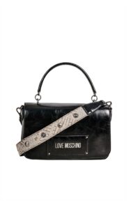 Torebka Moschino Shiny Jacquard Nero