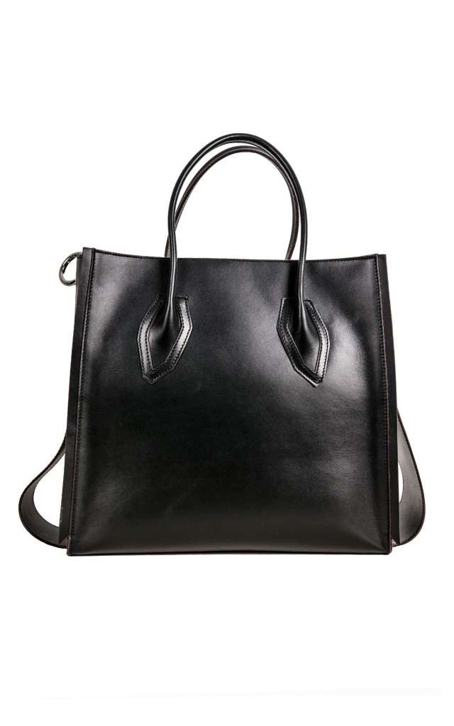 Torebka Leather Patrizia Nero