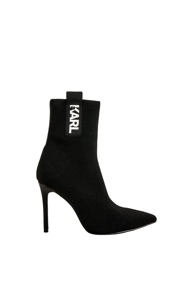 Botki Karl Manoir Black Knit