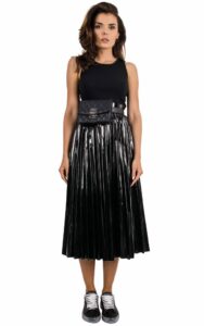 Spódnica Plisy Guess Shine Black