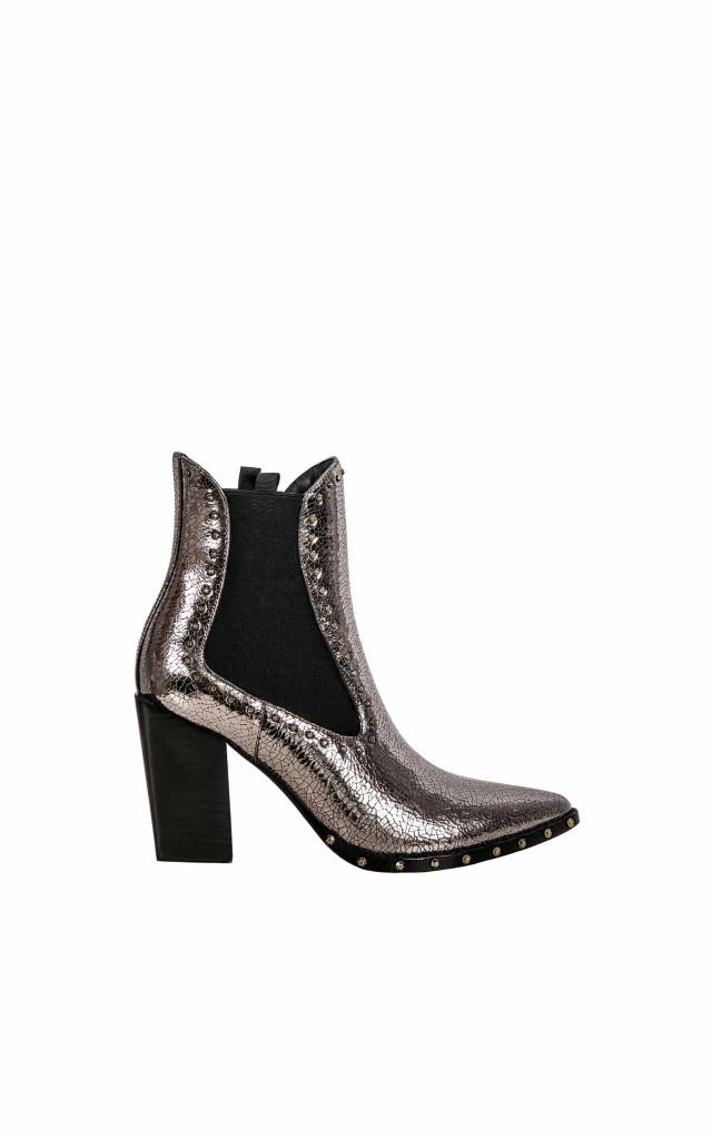 Botki Endine Pinko Craquele Grey