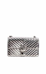Torebka Love Quilting Pinko Silver
