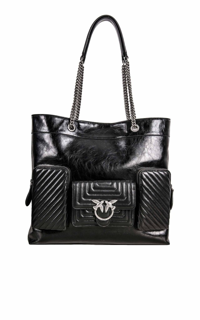 Torebka Love Quilting Catena Pinko Black