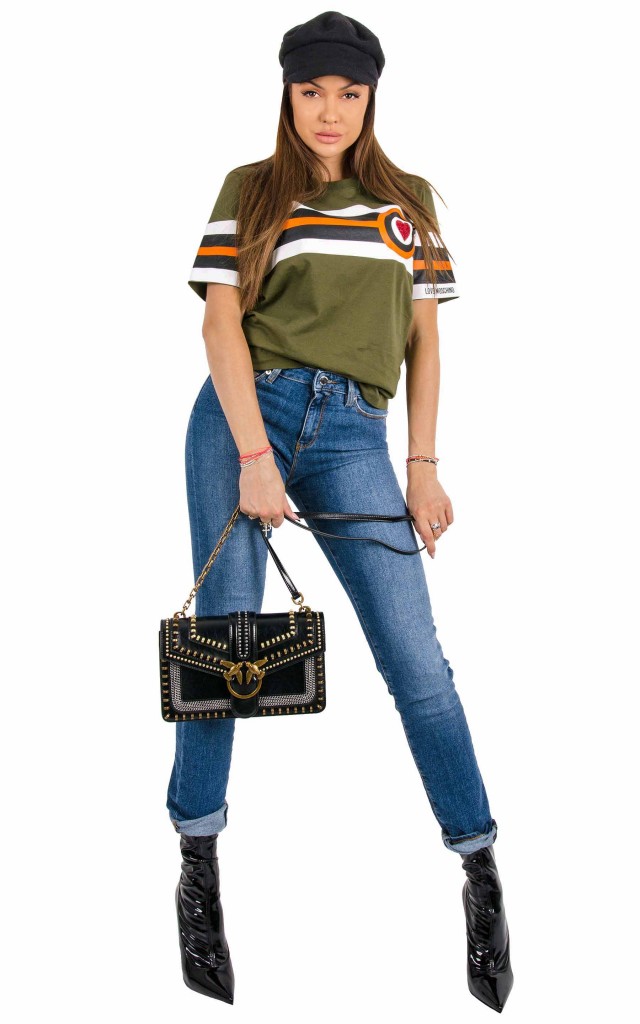 Spodnie Jeans Regular Waist Moschino