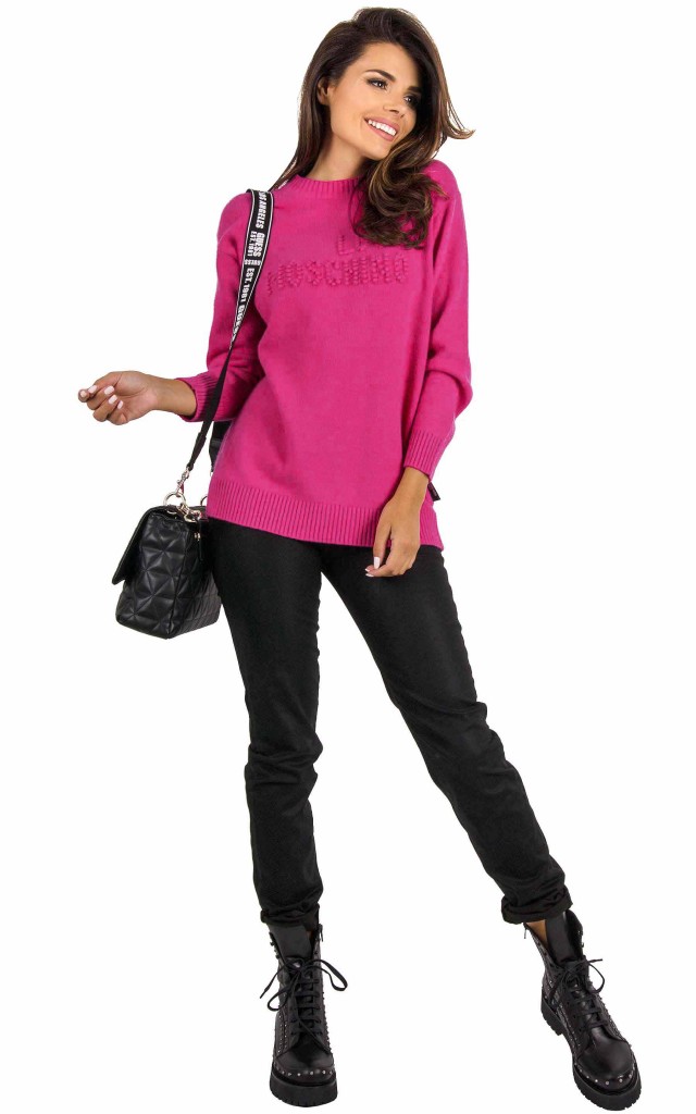 Spodnie Love Moschino Nero