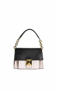 Torebka Furla Logo Lino Nero Chalk
