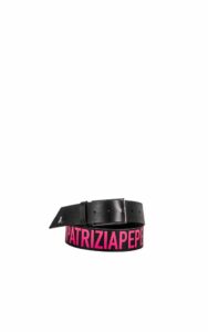 Pasek Patrizia Pepe Bianco Fluo Pink