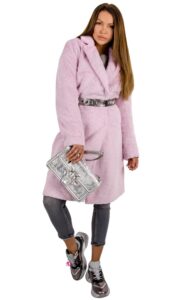 Płaszcz Silvian Heach Pink Lavander