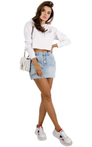 Bluza Guess Logo White
