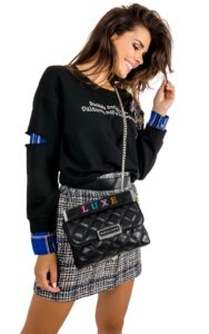 Torebka Guess Luxe Logo Nero