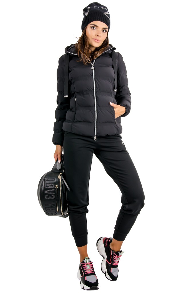 Kurtka Bomber Pikowana EA7 Black