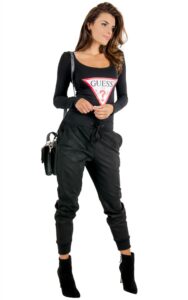 Body Longsleeve Logo Guess Black