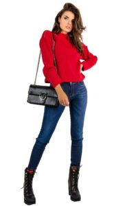Sweter Marciano Zip Red