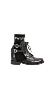 Botki Patrizia Pepe Logo Nero