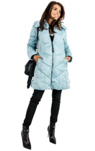 Płaszcz Fotografie Pinko Light Blue
