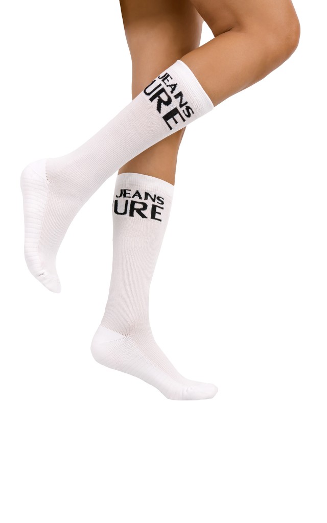 Skarpetki Versace Couture Long White