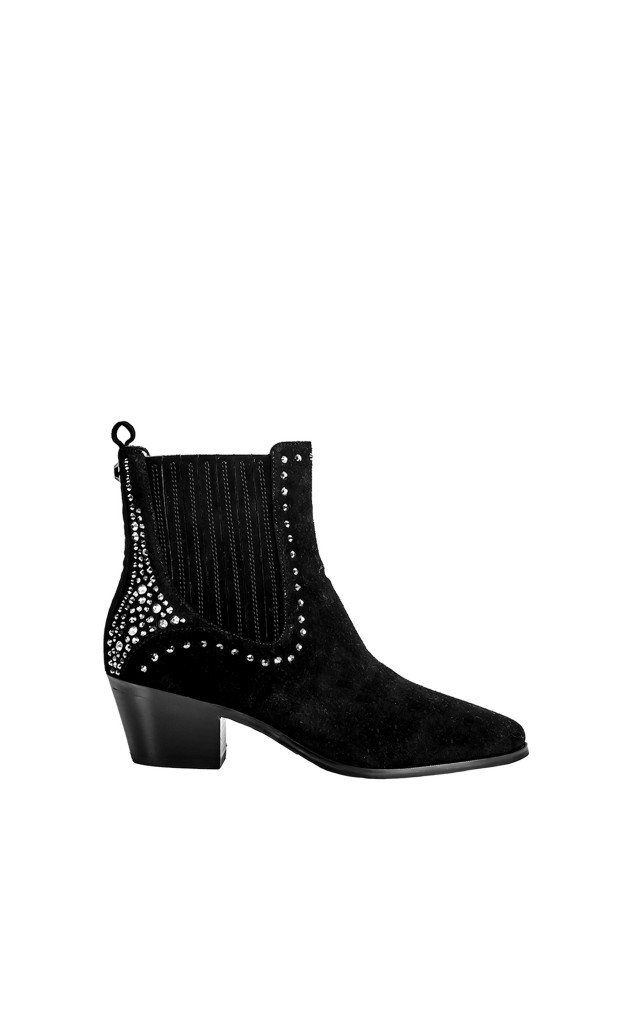 Botki Liu Jo Bonnie 2 Cow Suede Black