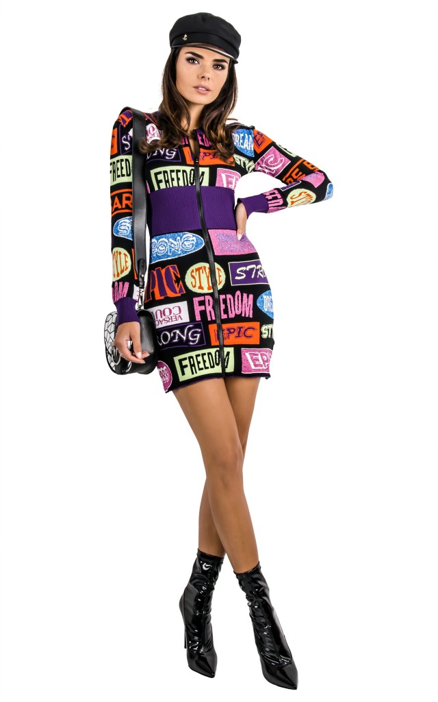Sukienka Versace Jeans Couture Coloful