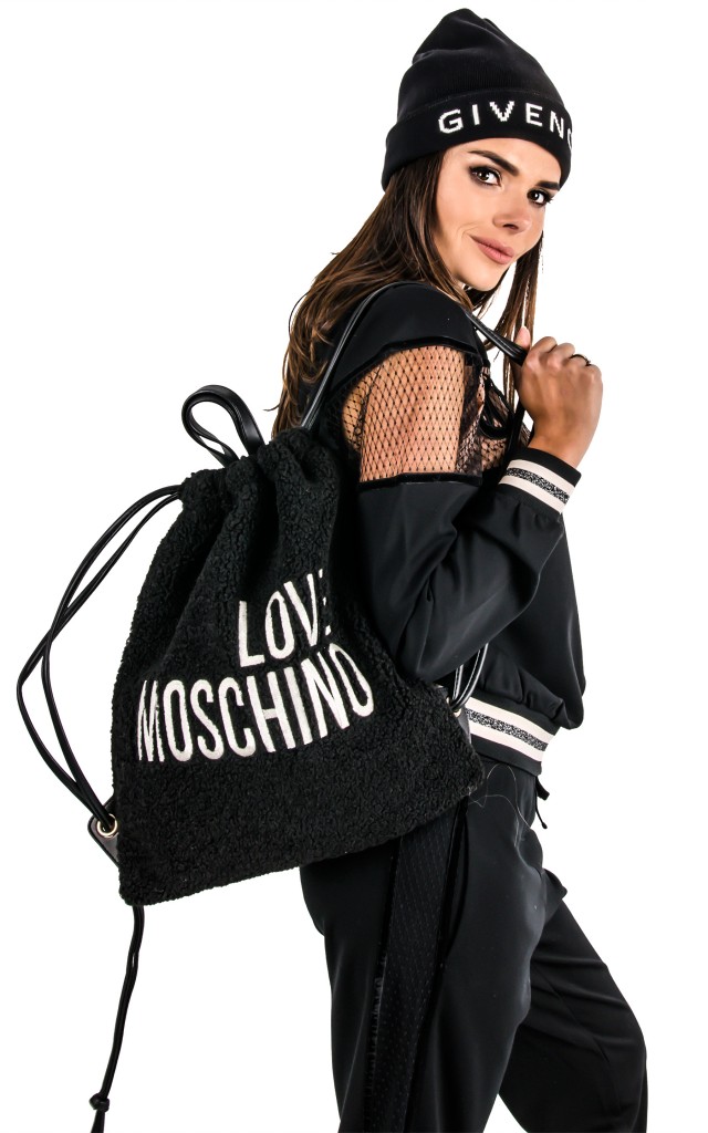 Plecak Love Moschino Sheep Nero