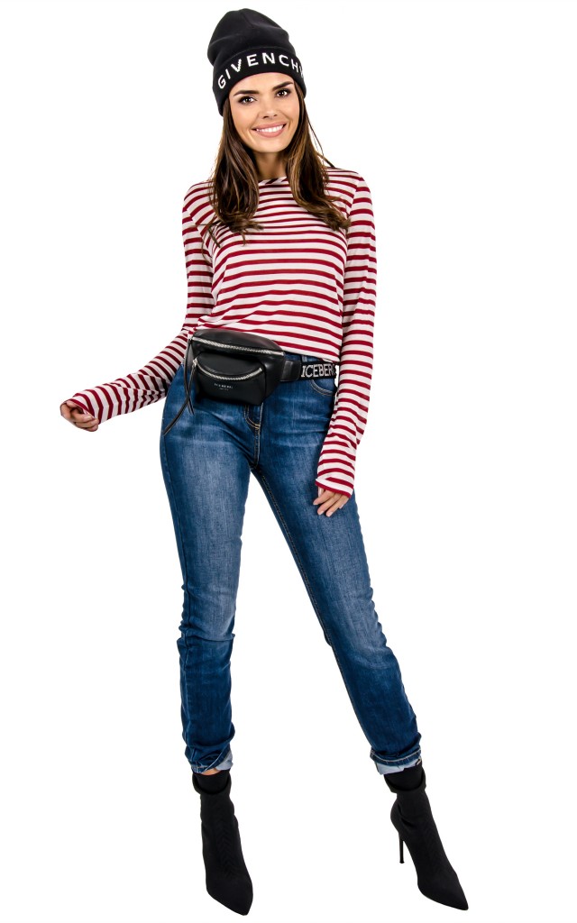 Spodnie Elisabetta Urban Jeans Blu