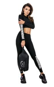 Legginsy Dsquared2 Underwear Black