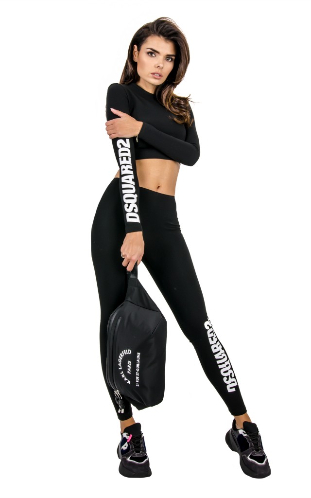 Legginsy Dsquared2 Underwear Black