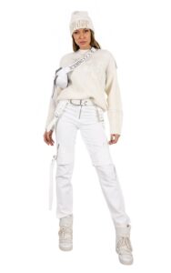 Sweter Iceberg Logo Girocollo Creamy