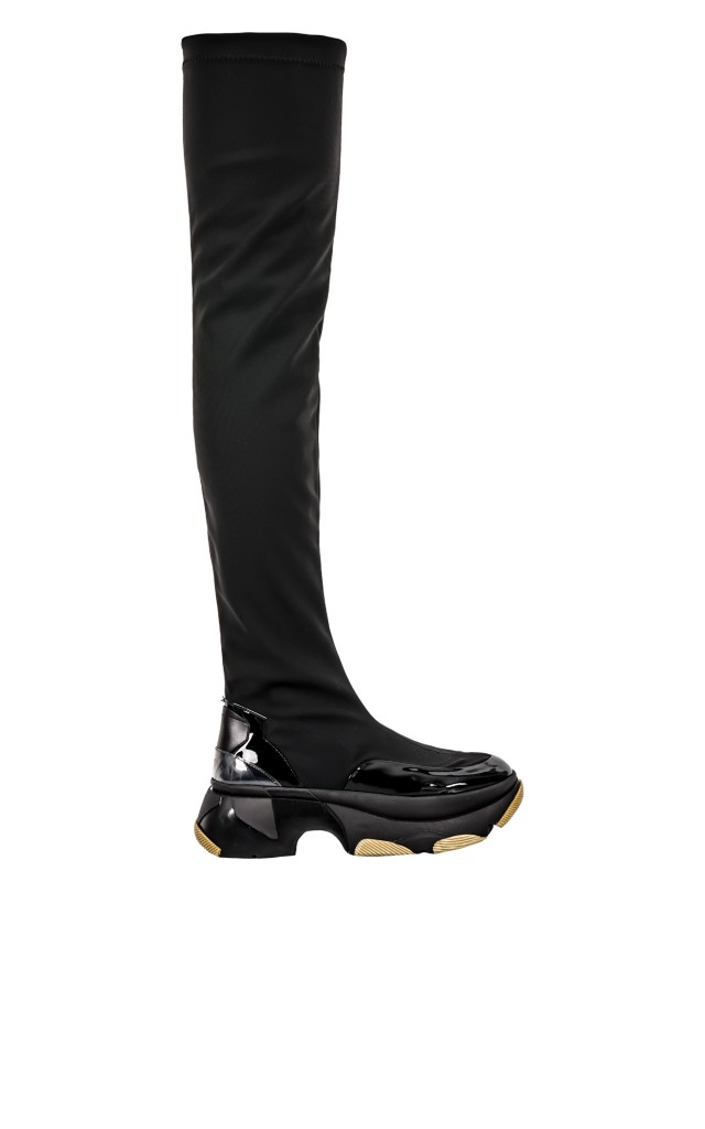 Sneakersy Long Patrizia Black Gold