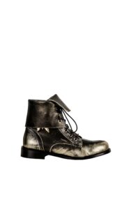 Botki Worker Patrizia Pepe Black Gold