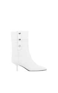Botki Patrizia Pepe Logo Bianco