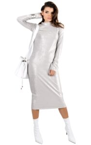 Sukienka Patrizia Pepe Moon Silver