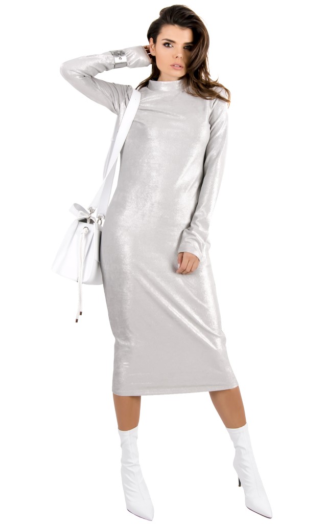 Sukienka Patrizia Pepe Moon Silver