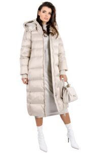 Kurtka Maxi Patrizia Pepe Moon Gray